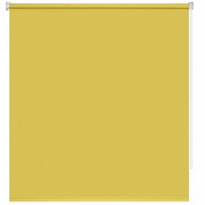 Рулонная штора для кухни «Миниролл Плайн (солнечно-желтый)»