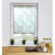Рулонная штора LM 45-02, 110х160см (белый цветы)