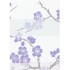 Рулонная штора Delfa Сантайм День-Ночь Декор МКД DN-46074 (62x160, сакура/фиолетовый)