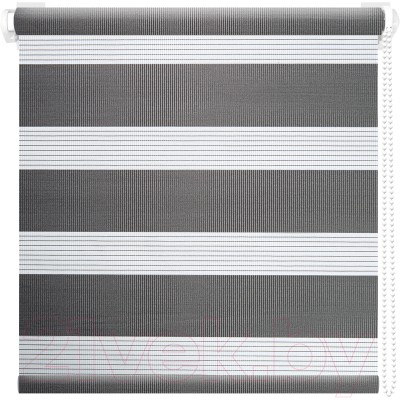 Рулонная штора АС МАРТ Баланс 90x160 (темно-серый)