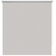 Рулонная штора без сверления для кухни «Миниролл Блэкаут Плайн (морозный серый)»