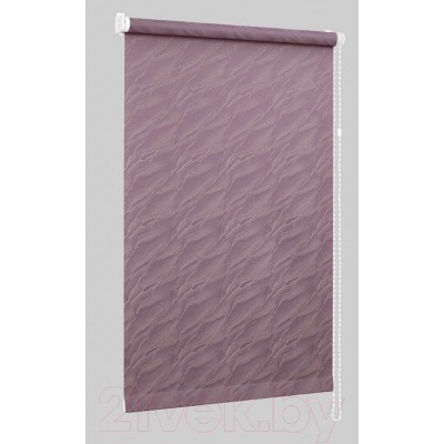 Рулонная штора Delfa Сантайм Жаккард Веда СРШ-01М 879 (48x170, фиолетовый)
